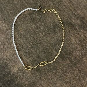 Pandora ME Slim Treated Freshwater Cultured Pearl Necklace (AUTHENTIC) 17.7in